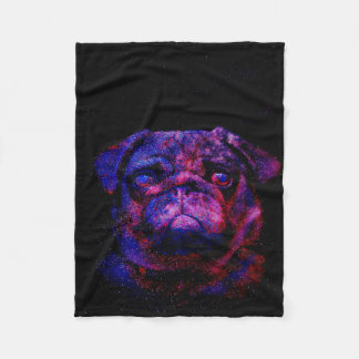 Manta Polar Pug Dog Cute | Gran regalo para los amantes del pe