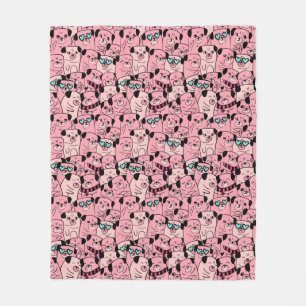 Manta Polar Pug Fleece Blanket