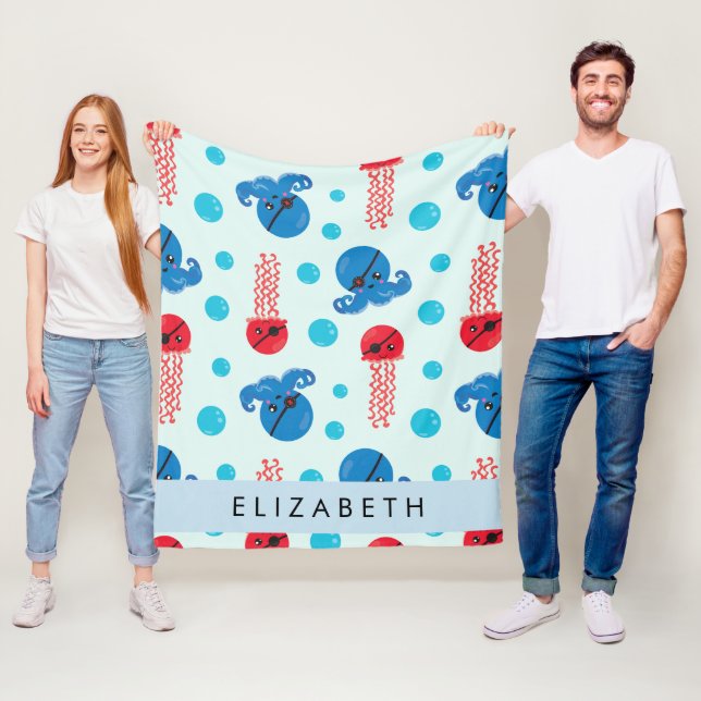 Manta Polar Pulpo pirata, medusa pirata, mar, tu nombre (In situ)