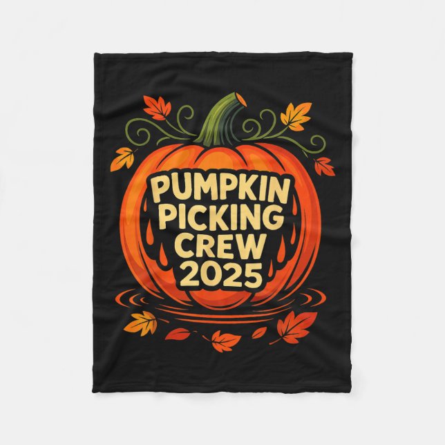 Manta Polar Pumpkin Cking Crew 2025 Halloween Pumpkin Crew  (Anverso)