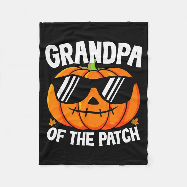 Manta Polar Pumpkin Grandpa Of The Patch Halloween Family Matc (Anverso)