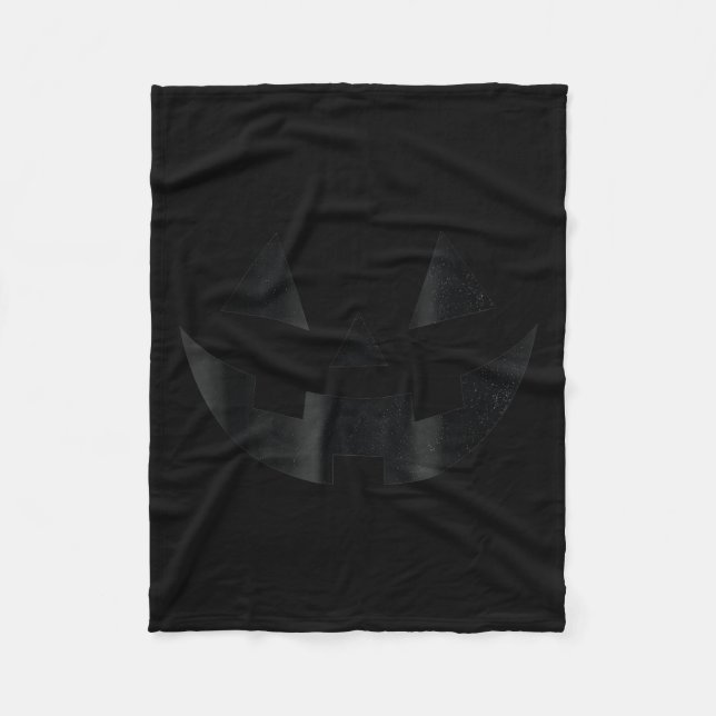 Manta Polar Pumpkin Jack Halloween O Lantern  (Anverso)