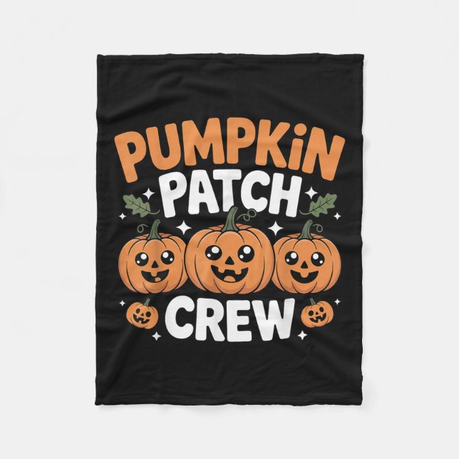 Manta Polar Pumpkin Patch Crew Matching Family Fall Autumn  (Anverso)