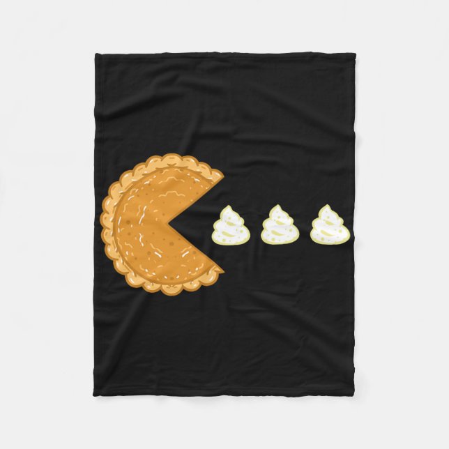 Manta Polar Pumpkin Pie Gamer Thanksgiving  (Anverso)