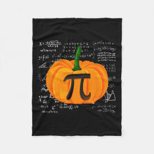 Manta Polar Pumpkin Pie Math Funny Halloween Acción de Gracias