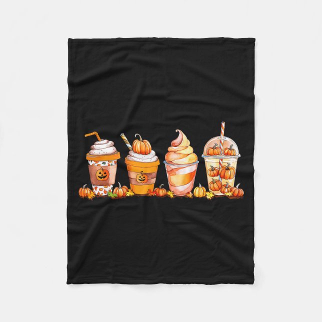 Manta Polar Pumpkin Sce Latte, Fall Coffee, Pumpkin Sce Thanks (Anverso)