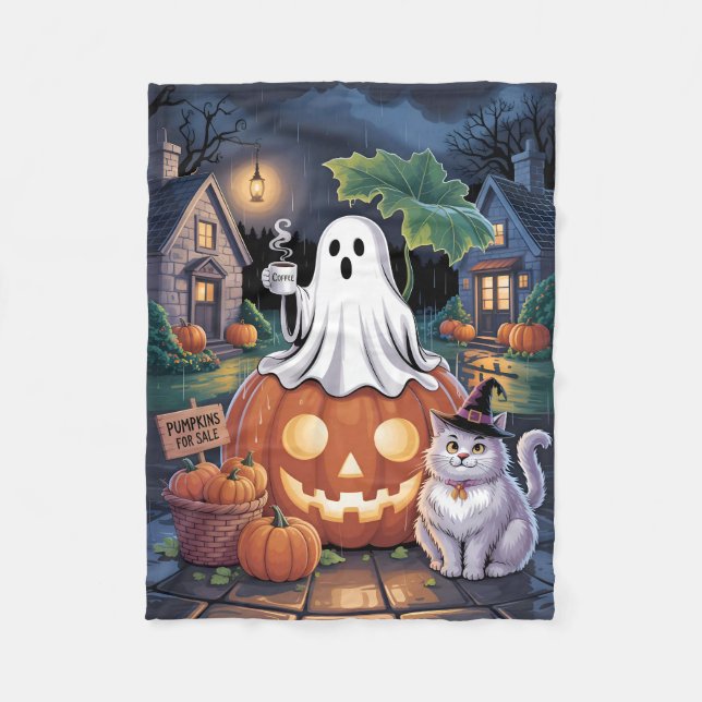 Manta Polar Pumpkins For Sale & Caffeine Ghost With Cat (Anverso)