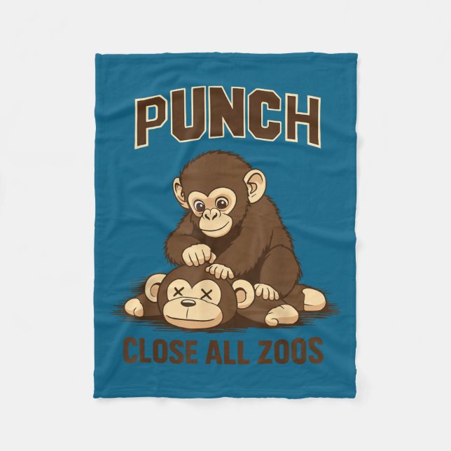 Manta Polar Punch the baby monkey japan funny meme  (Anverso)