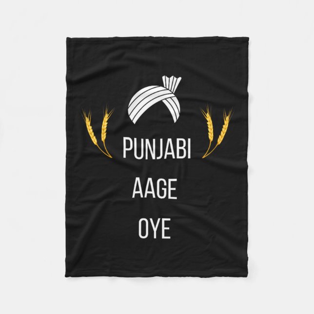 Manta Polar Punjabi Aa Gaye Oye Diljit Dosanjh Lohri Gift Holi (Anverso)
