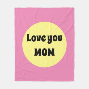 Manta Polar Punto grande amarillo