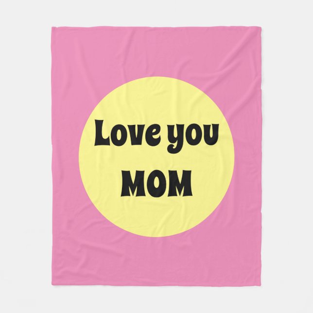 Manta Polar Punto grande amarillo (Anverso)