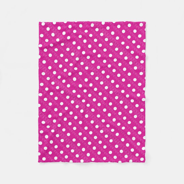 Manta Polar puntos de polka (Anverso)