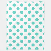 Puntos de polka turquesa