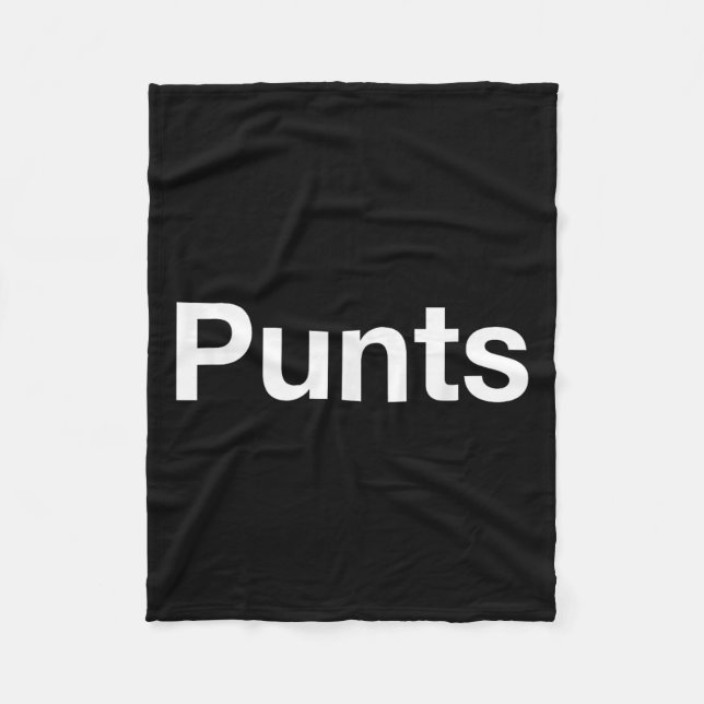 Manta Polar Punts Funny Shirt, Punts Funny Saying Quote Shirt, (Anverso)
