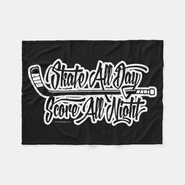 Manta Polar Puntuación toda la noche (hockey) (Frente (Horizontal))