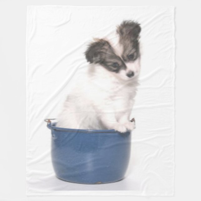 Manta Polar PUPPY en un CAN (Anverso)