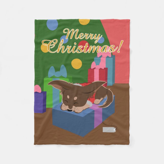 Manta Polar Puppy Present (Anverso)