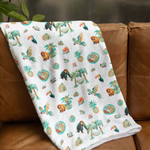 Manta Polar Pura vida   Costa Rica ilustrada con precisión