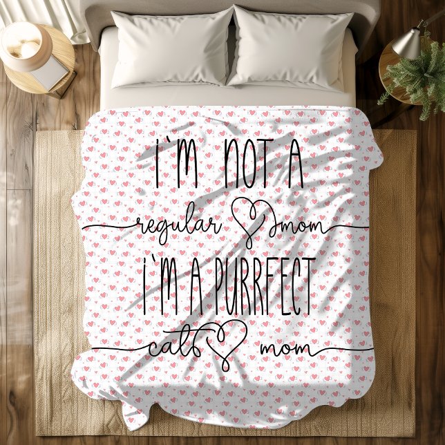 Manta Polar Purfect Cat Mom (Subido por el creador)