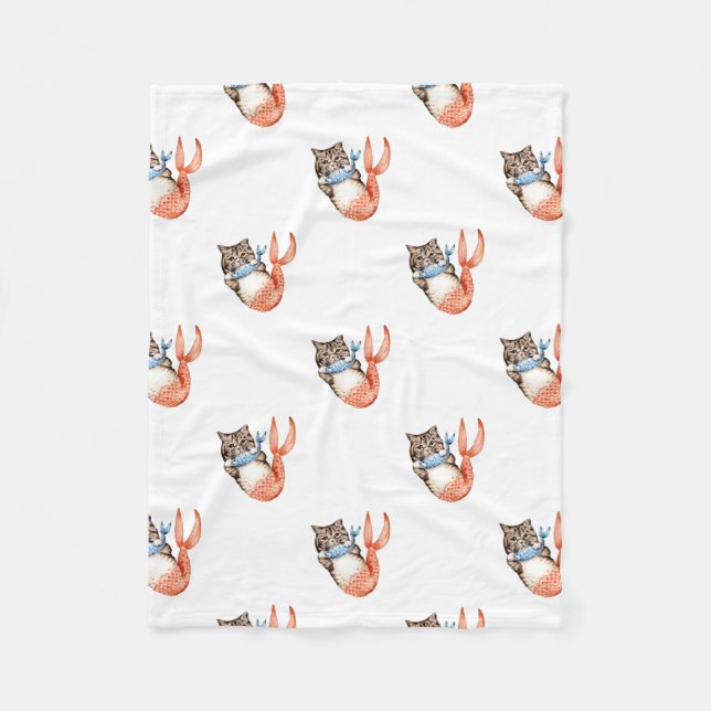Manta Polar Purmaid Cat Mermaid (Anverso)