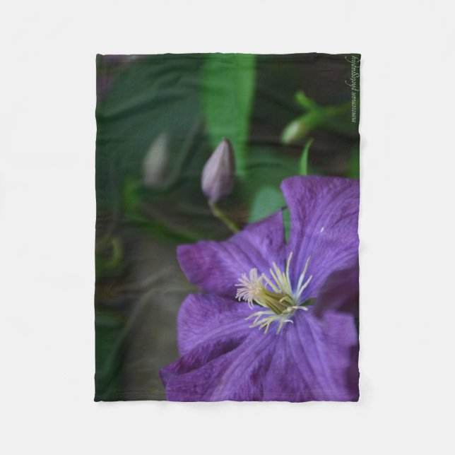 Manta Polar Purple Clematis (Anverso)