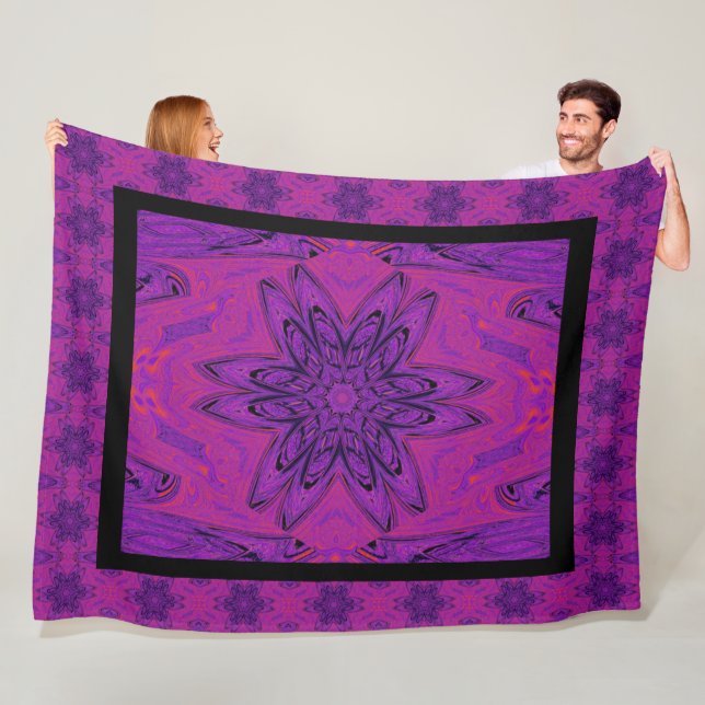 Manta Polar Purple Daisy (In situ)