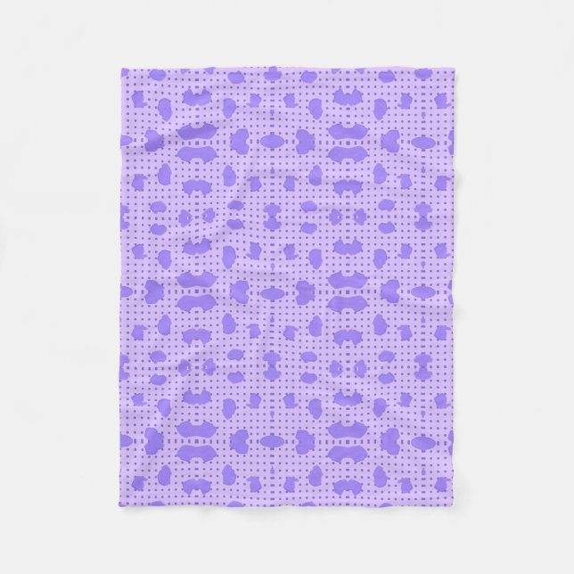 Manta Polar Purple Fleece Blanket (Anverso)