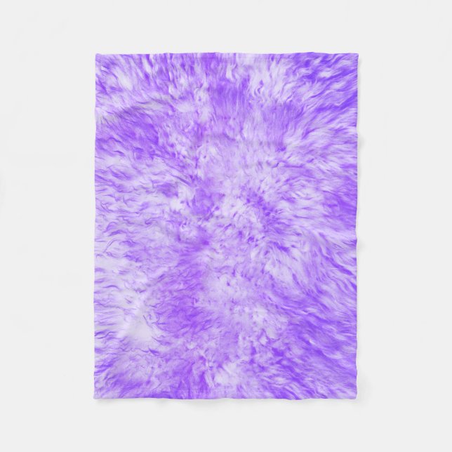 Manta Polar Purple Fur Frenzy (Anverso)