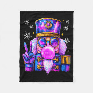 Manta Polar Purple Nutcracker Blowing Bubble Gum Cute Christma