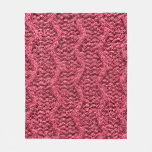 Manta Polar Purple red, cherry knitted sweater texture