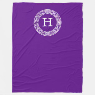 Manta Polar Purple Whats Crónica Griega Marco De Rand Monogram