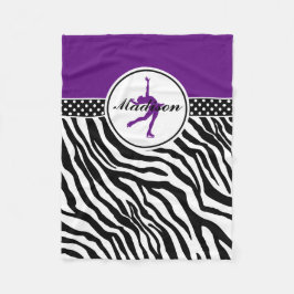 Manta Polar Púrpura su conocido patinaje artístico el