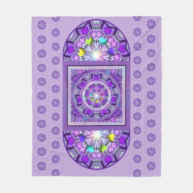 Manta Polar Púrpura W2 (Anverso)