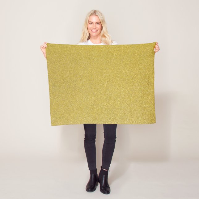 Manta Polar Purpurina de oro, Sparkle, fondo Purpurina (In situ)