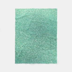 Manta Polar Purpurina del verde de Seafoam