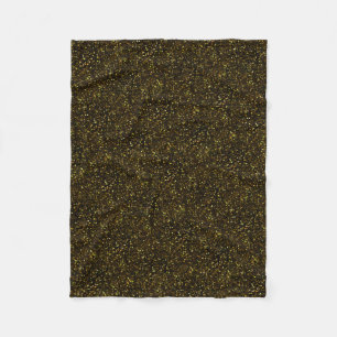 Manta Polar Purpurina dorado amarillo bronce oscuro