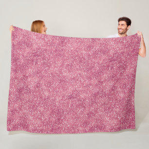 Manta Polar Purpurina Girly Pink Sparkle Glitz