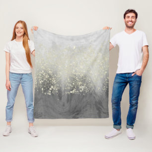 Manta Polar Purpurina Swirl