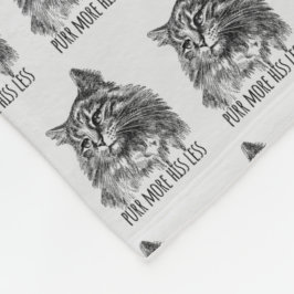 Manta Polar Purr More Hiss Less Pretty Kitty