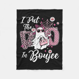 Manta Polar Puse El Boo En Boujee Ghost Funny Nk Leopard Hal