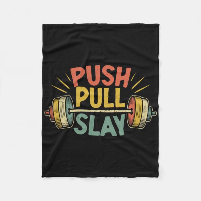 Manta Polar Push Pull Slay Weight Weightlifer Bodybuilding Bo (Anverso)