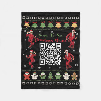 Manta Polar Qr Trump Dance Code President Dance Code Christmas