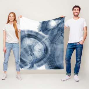 Manta Polar Quasares - Círculos Azules Inky