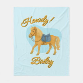 Manta Polar ¡Qué bien! Pony Blanket | Regalos personalizados p