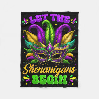 Manta Polar Que Comiencen Las Travesuras Camisetas De Mardi Gr