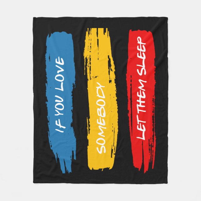 Manta Polar Que duerman (Anverso)