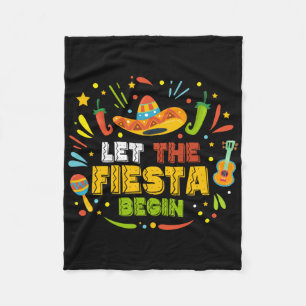 Manta Polar Que la Fiesta Comience El Cinco De Mayo Mexicano P