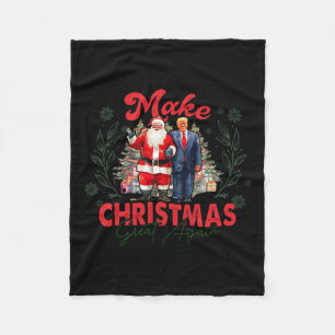 Manta Polar Que los Navidades vuelvan a ser divertidos Santa T