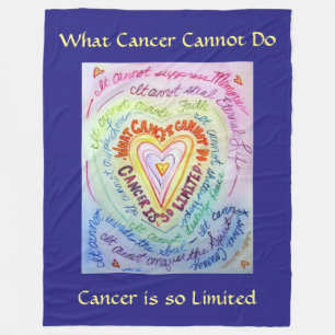 Manta Polar Qué no puede hacer el cáncer Chemo Blanket de la s