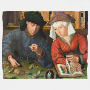 Manta Polar Quentin Matsys - El prestamista y su esposa